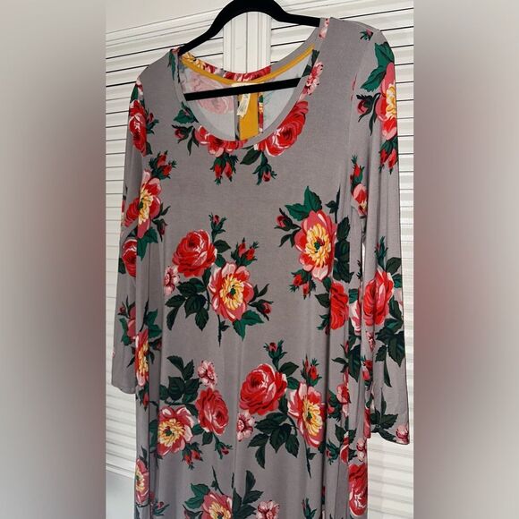Matilda Jane Women's Say I'm A Dreamer Scoop Neck Floral Dress Size M‎ - Picture 3 of 8